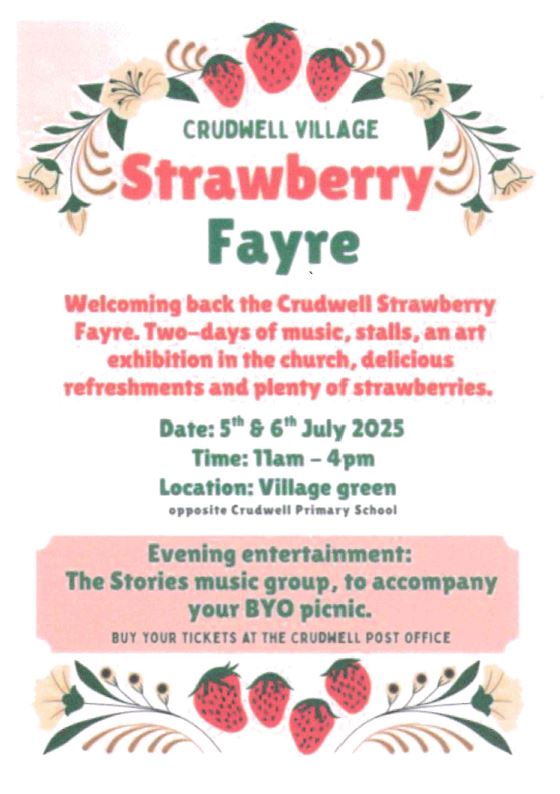 Crudwell Strawberry Fayre